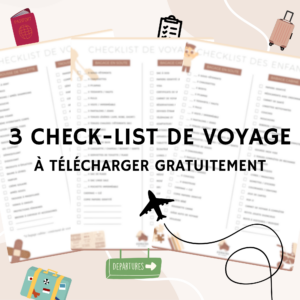 Check-list de voyage à télécharger gratuitement